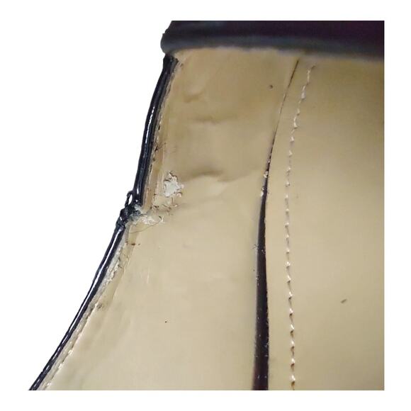 JOAN & DAVID Black Buckle Stiletto Heels Size 8 Platform Workwear Career Classic - Picture 10 of 16